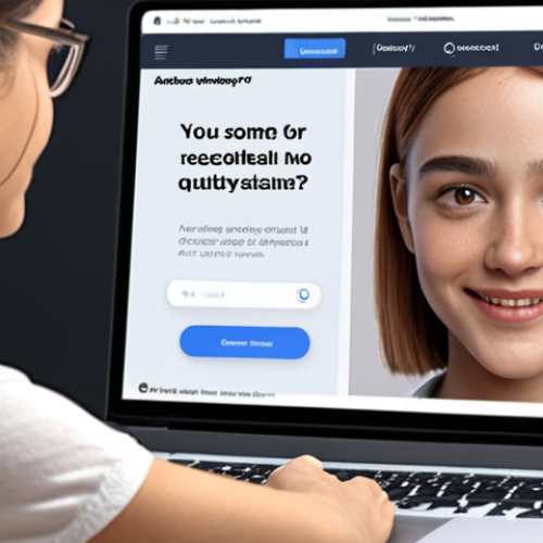Home 4 A customer using an AI chatbot on a website, receiving personalized assistance with a friendly interface.